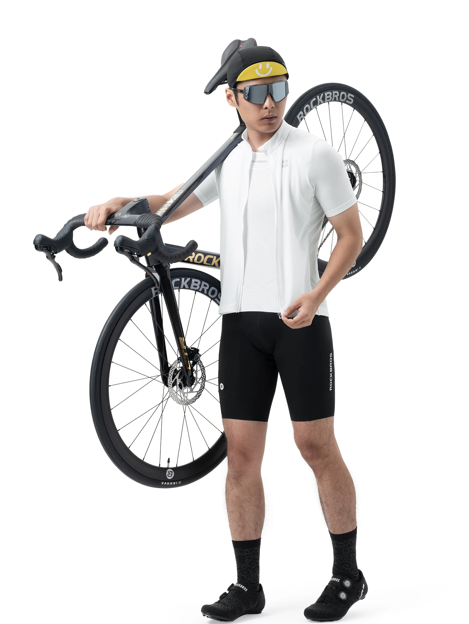 ROCKBROS Radtrikot Herren Sommer Atmungsaktiv Schnelltrocknend Fahrradshirt Leichtes Feuchtigkeitsableitendes MTB Rennrad T-Shirt – Detail 15