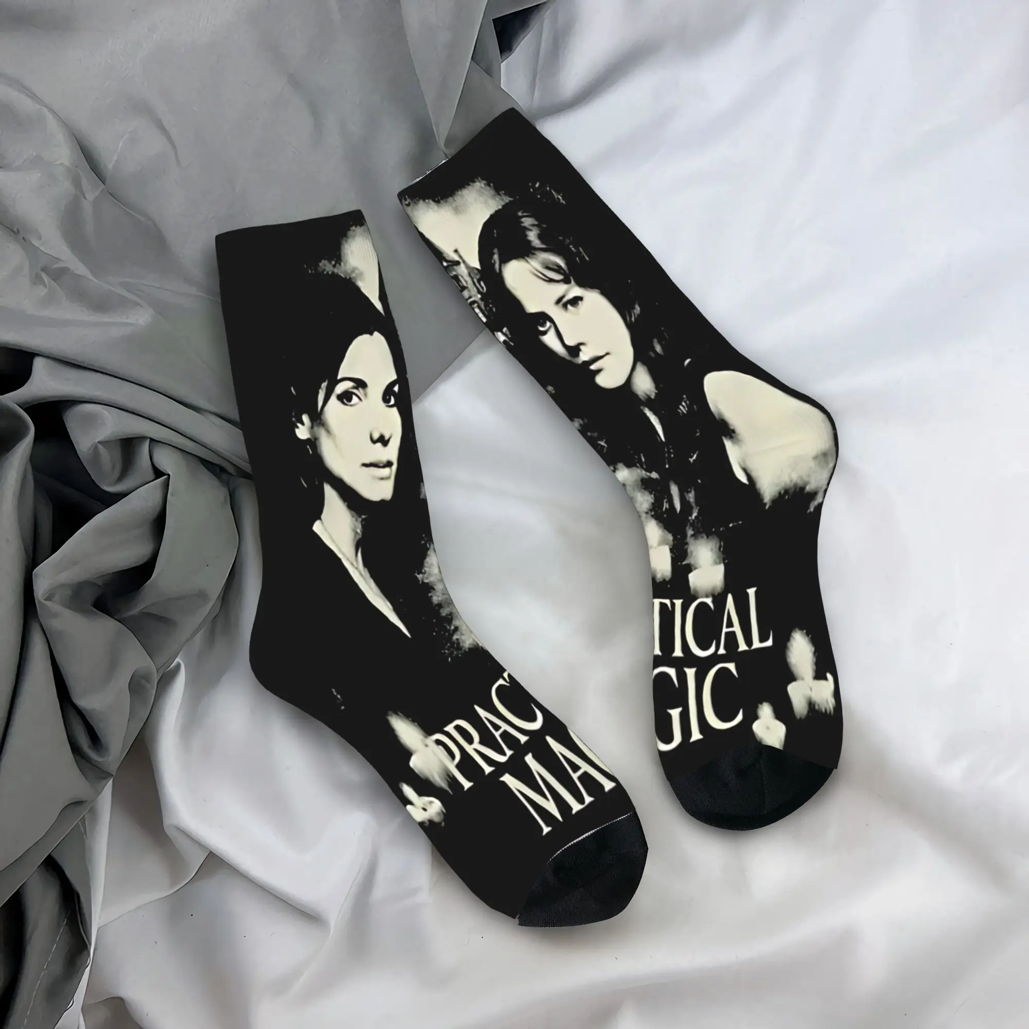 Fashion Men Women Crew Socks Practical Magic Witchcraft Occult Movie Fan Gothic Witchy Merch