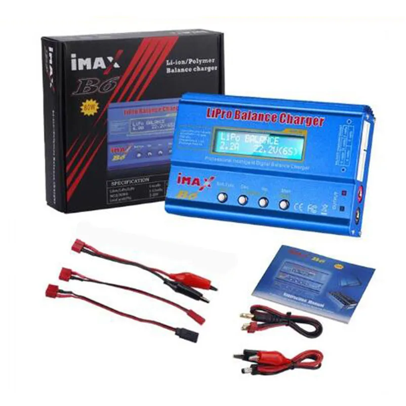 iMAX B6 b6ac 80W Batterijlader Lipo NiMh Li-Ion Ni-Cd Digitale RC B6 Lipro Balanslader Ontlader + 12V 5A Adapter