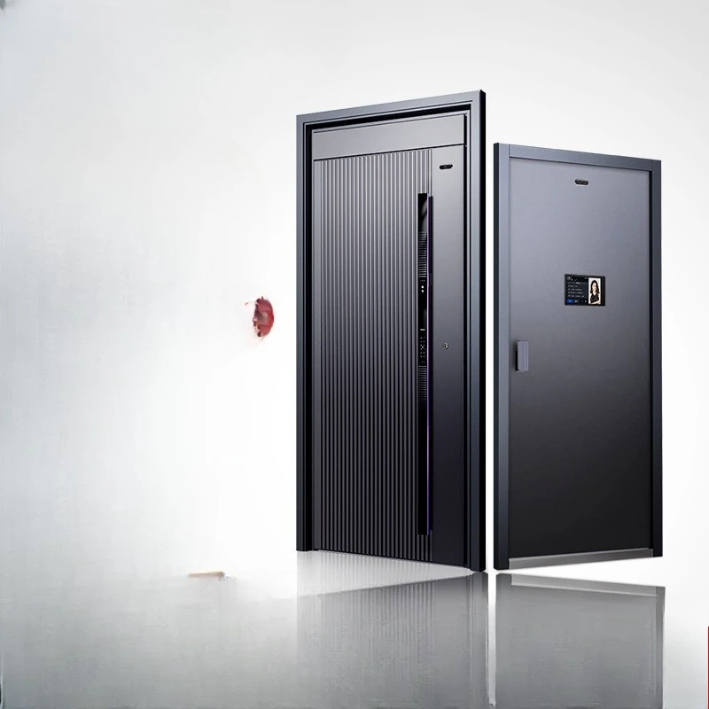 Smart door anti-theft door, carved cast aluminum door, mother door, armored door