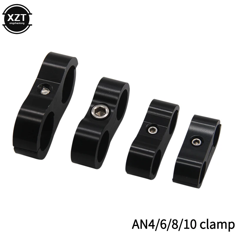

Universal An4 An6 An8 An10 Aluminum Alloy Double Hole Wire Clip Separator Shunt Fixed Pipe Clip Universal Wire Clip