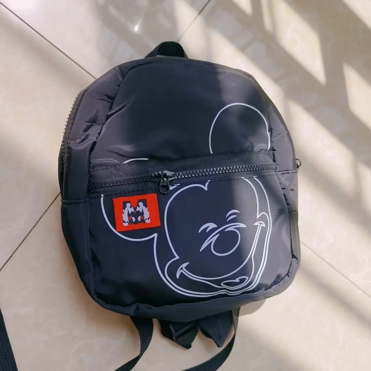 

New Disney Cartoon Mickey Mouse Backpack bag Baby Girls Lovely Schoolbag Kindergarten Kids gift