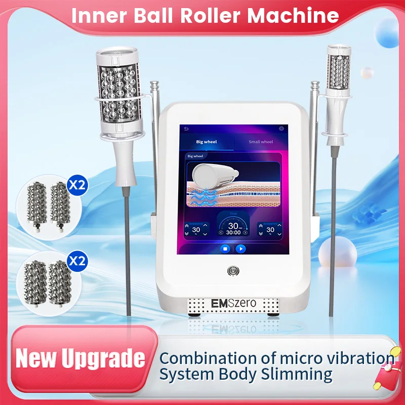 

EMSzero 2in1 hi-emt Sculpting Inner Ball Roller Machine Physiotherapy Eliminates Pain Orange Peel Tissue Slimming Machine