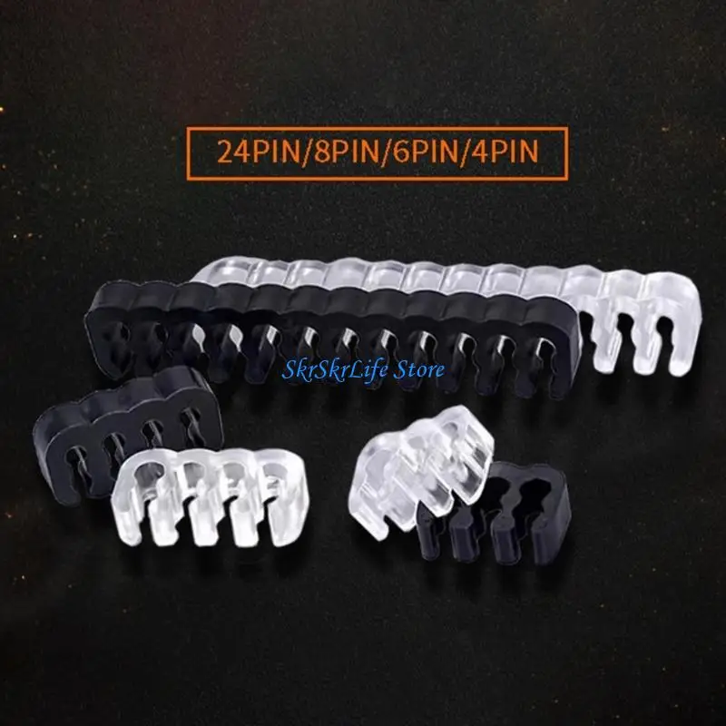 E65E Multi Size Cable Combs For 24PIN 8PIN 6PIN 4PIN Module Power Supply Wires
