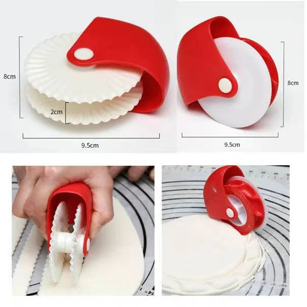 Pizza & Pastry Cutter Wheel – Plastic Roller for Pie Crusts, Pastries & Pizza 5