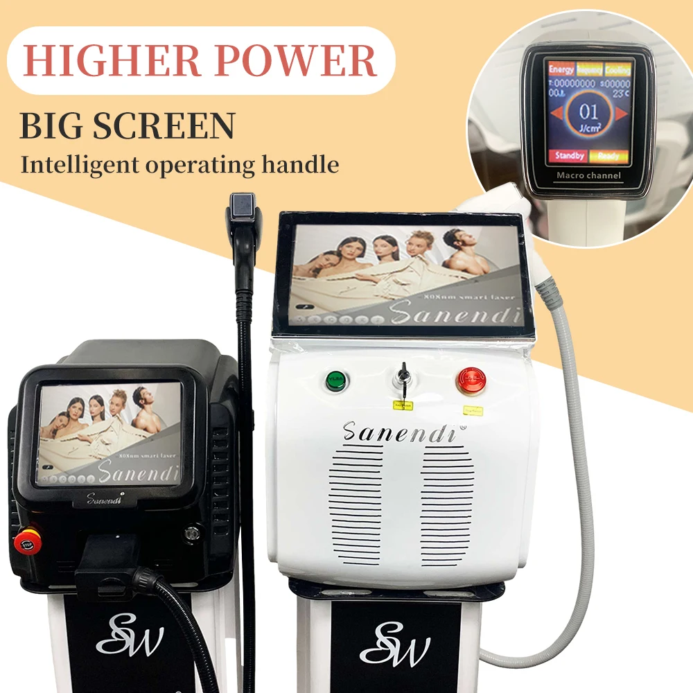 808 Picosecond Laser Hair Removal Diode Hair Removal Machine Ice Point 3 Wavelengths Eos-Ice 755nm 808nm 1064nm