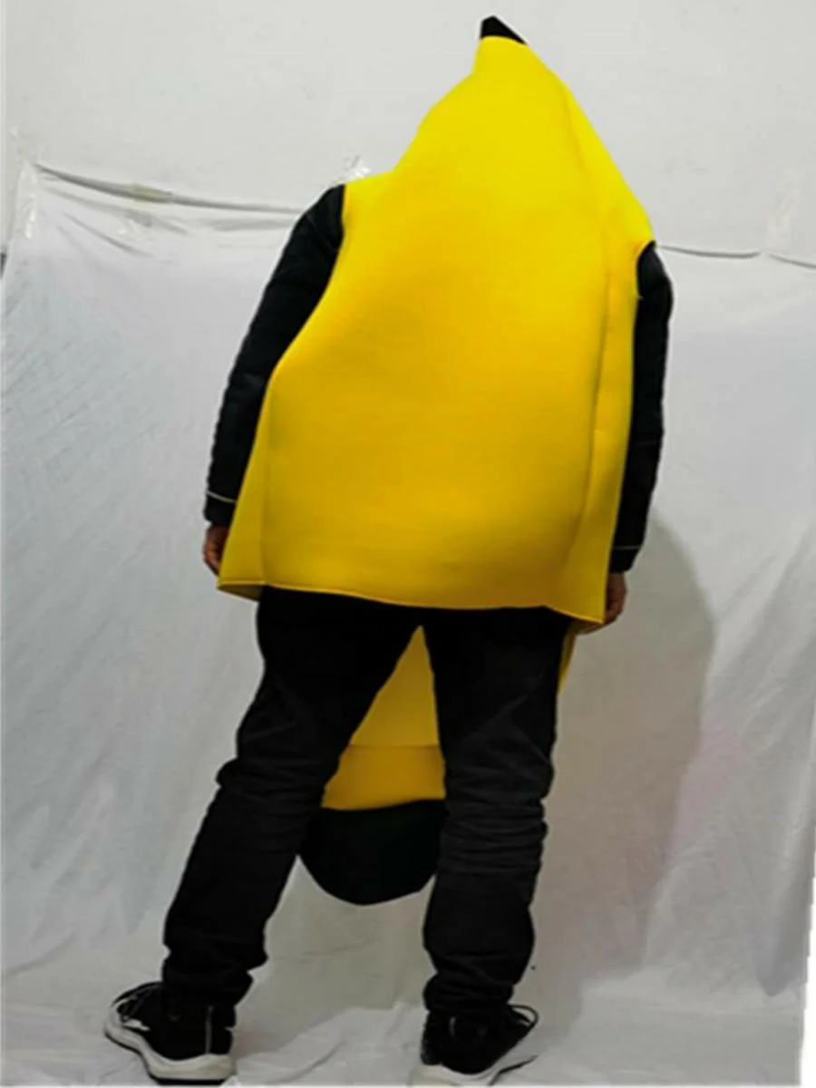 

New loween Funny Banana Suit Performance Costume Adult Par Performance Clothes Cosite Material Fruit Costume