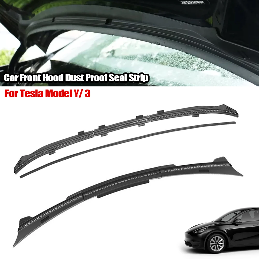 Car Front Hood Dust Proof Seal Strip For Tesla Model Y 3 Car Accessories Protector Guard Water Strip 2023