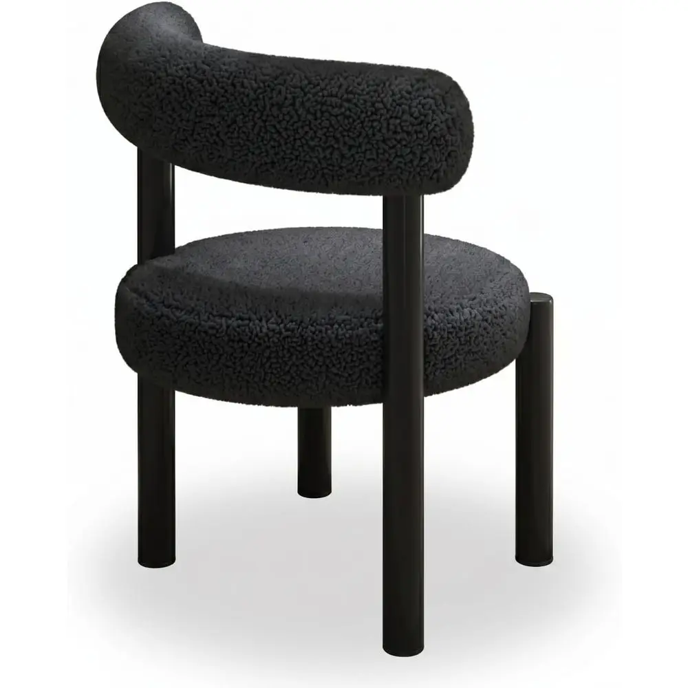 

Туалетный стул Sot Sherpa с эргономичной спинкой, обитый тканью, для спальни, туалетной комнаты, гостиной