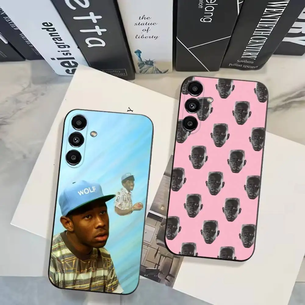 

Funny Tyler The C- Creator Phone Case For Samsung Galaxy A20,A21s,A22,A31,A32,A52,A53,A72,73,A80 Soft Black Cover