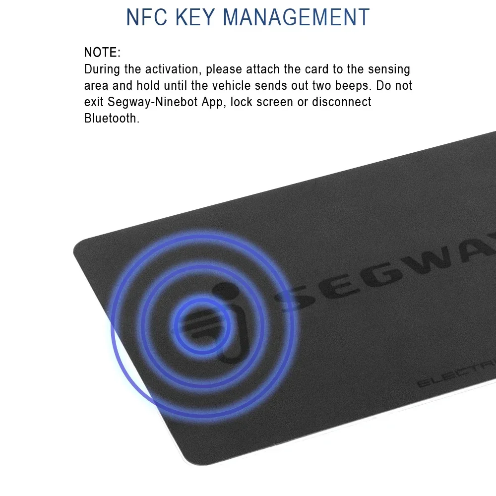 NFC بطاقة المفتاح الذكية ل Ninebot بواسطة Segway P65 P100S P100SU P100SE P65 P65E قطع غيار سكوتر كهربائي