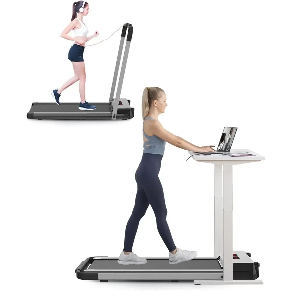 

3.5HP Slim Walking Treadmill 300LBS - Electric Treadmill LED Display, Running Walking Jogging for Home Freight free