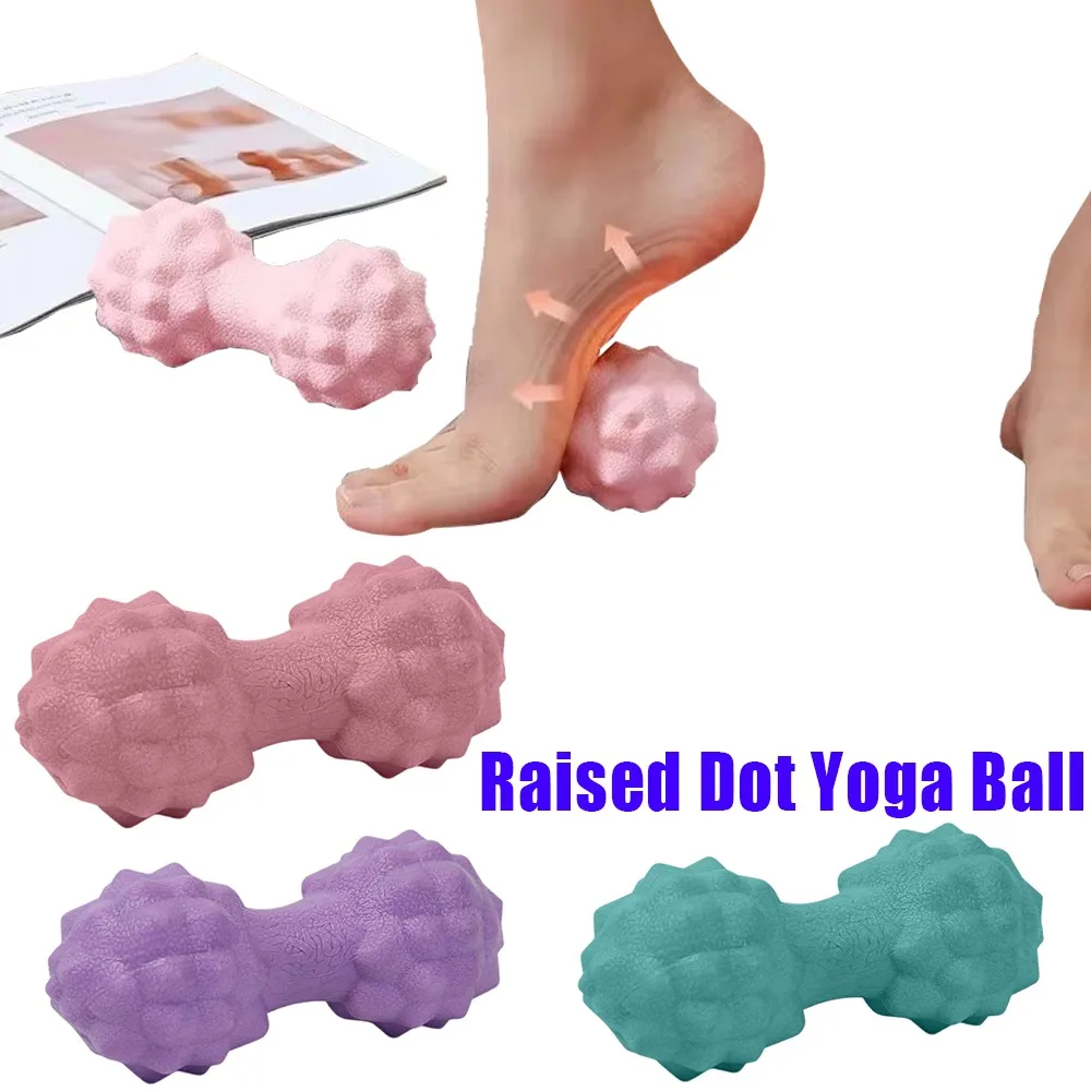 Muscle Targeting Massage Ball 3D Floating Solid Peanut Fascia Roller For Hand Shoulder Neck Foot Pain Relief Fitness Yoga