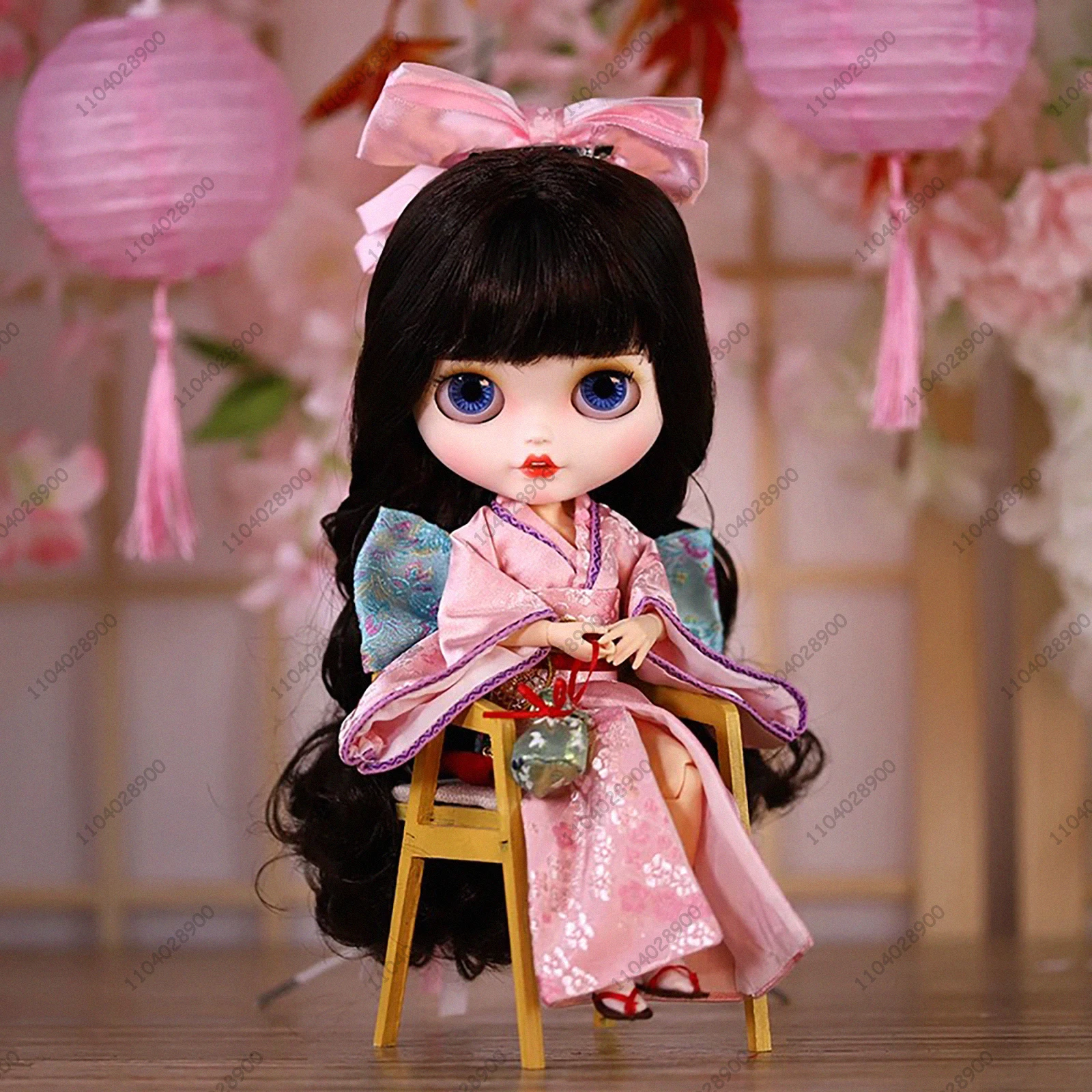 ICY DBS Blyth Doll Clothes 30CM 1/6 OB24 New Azone Japan Kimono Costume Doll Clothes Suit Girl Dress Toy Gift