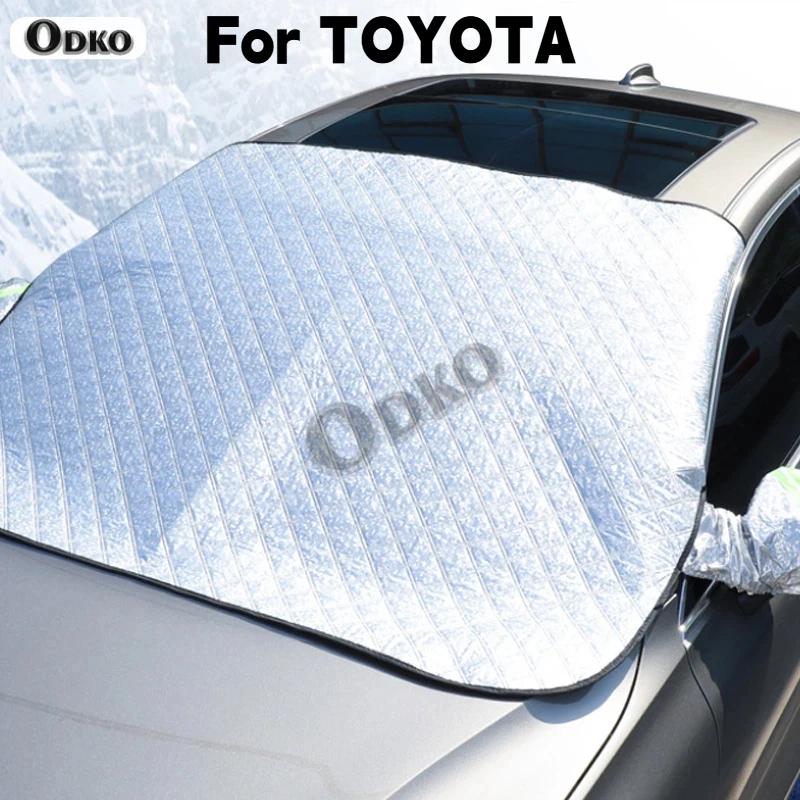 

Car Now Sunshade Windshield Cover With 5/9 Magnets UV Protection Anti Snowboard Sunlight For TOYOTA Highlander