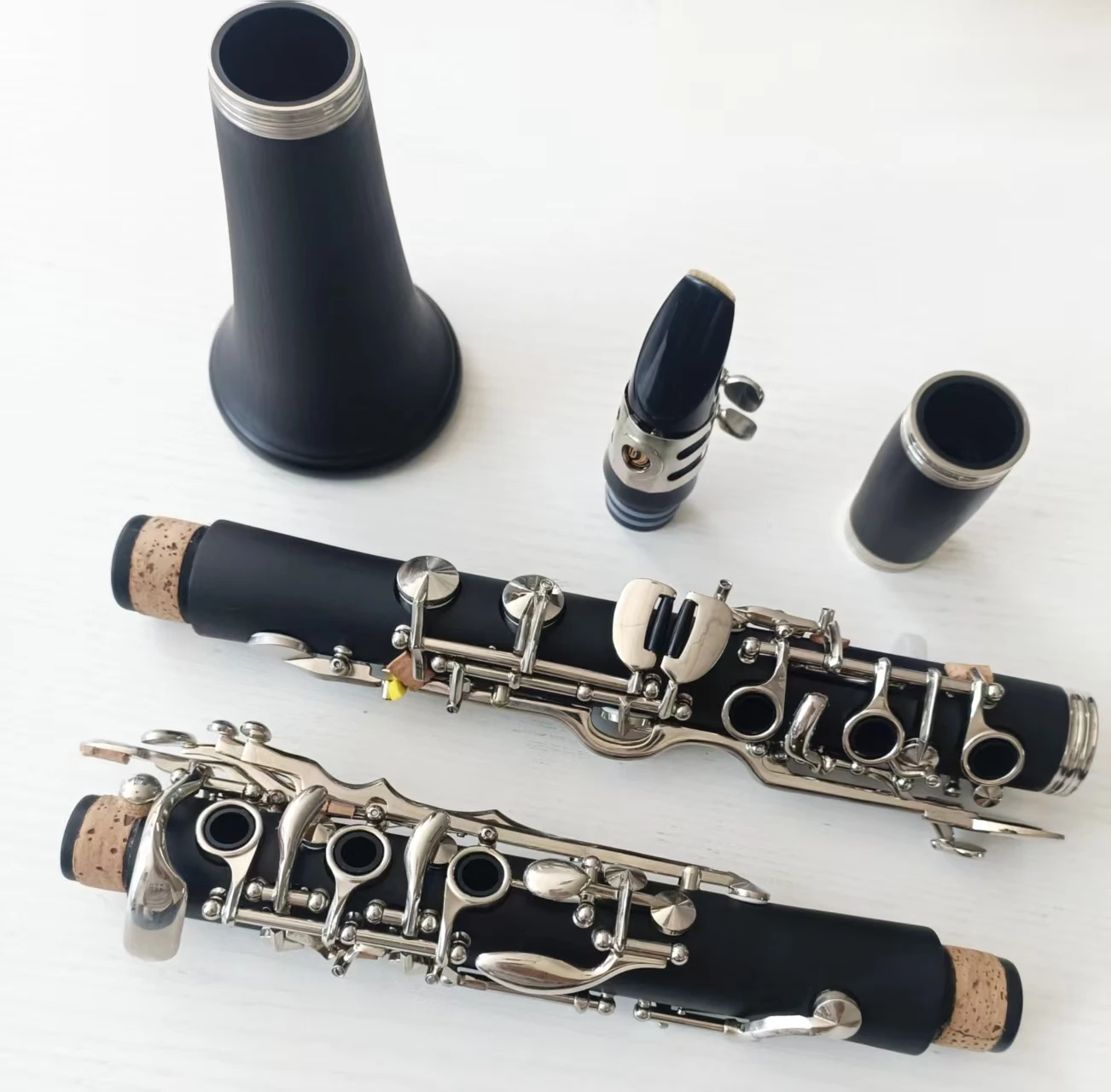 G Tone Clarinet German System 26 Keys Woodwind Instrument For Orchestral Practitioners Stage Recital Folk Music Performance