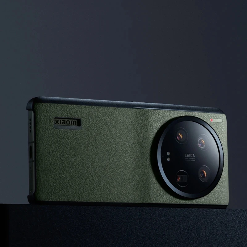 MI 13 Ultra لهاتف Xiaomi 13 Ultra حافظة 100% جلد أصلي + غطاء حماية PC جلد دقيق يعمل باللمس لهاتف Xiaomi 13Ultra