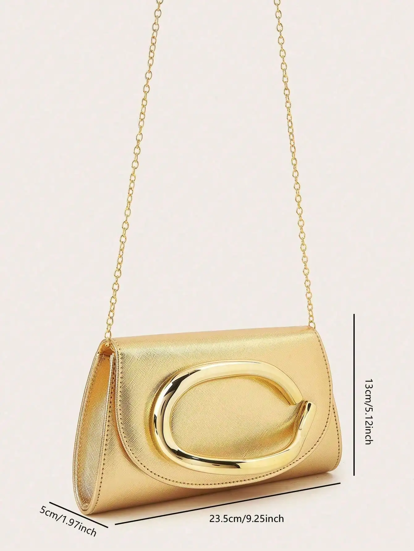 حقيبة يد نسائية مسائية لامعة براقة - حقيبة يد مخملية مع سلسلة قابلة للفصل (الحفلة/الحفلة الراقصة). #3