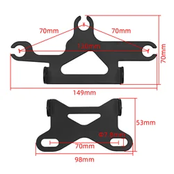 Speedometer Motorcycle Bracket for 1-4 Cylinder Motorcycle Speedometer Bracket Waterproof Durable Motorcycle Accessories