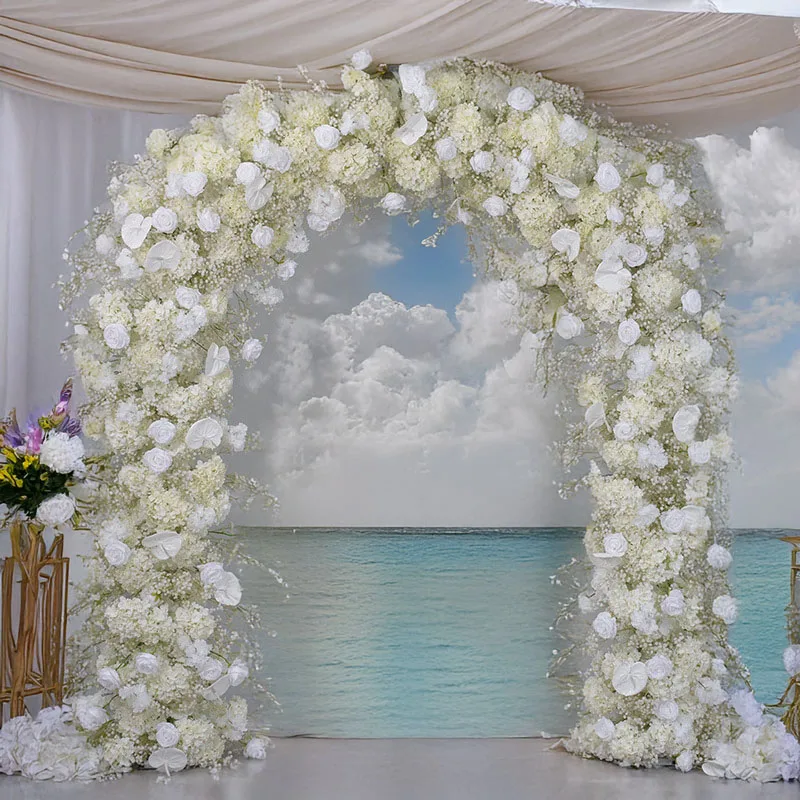 

Artificial Gypsophila Rose U shaped Arch Wedding Decoration Wedding Decoration Flower Arrangement Window Display Flower Ball