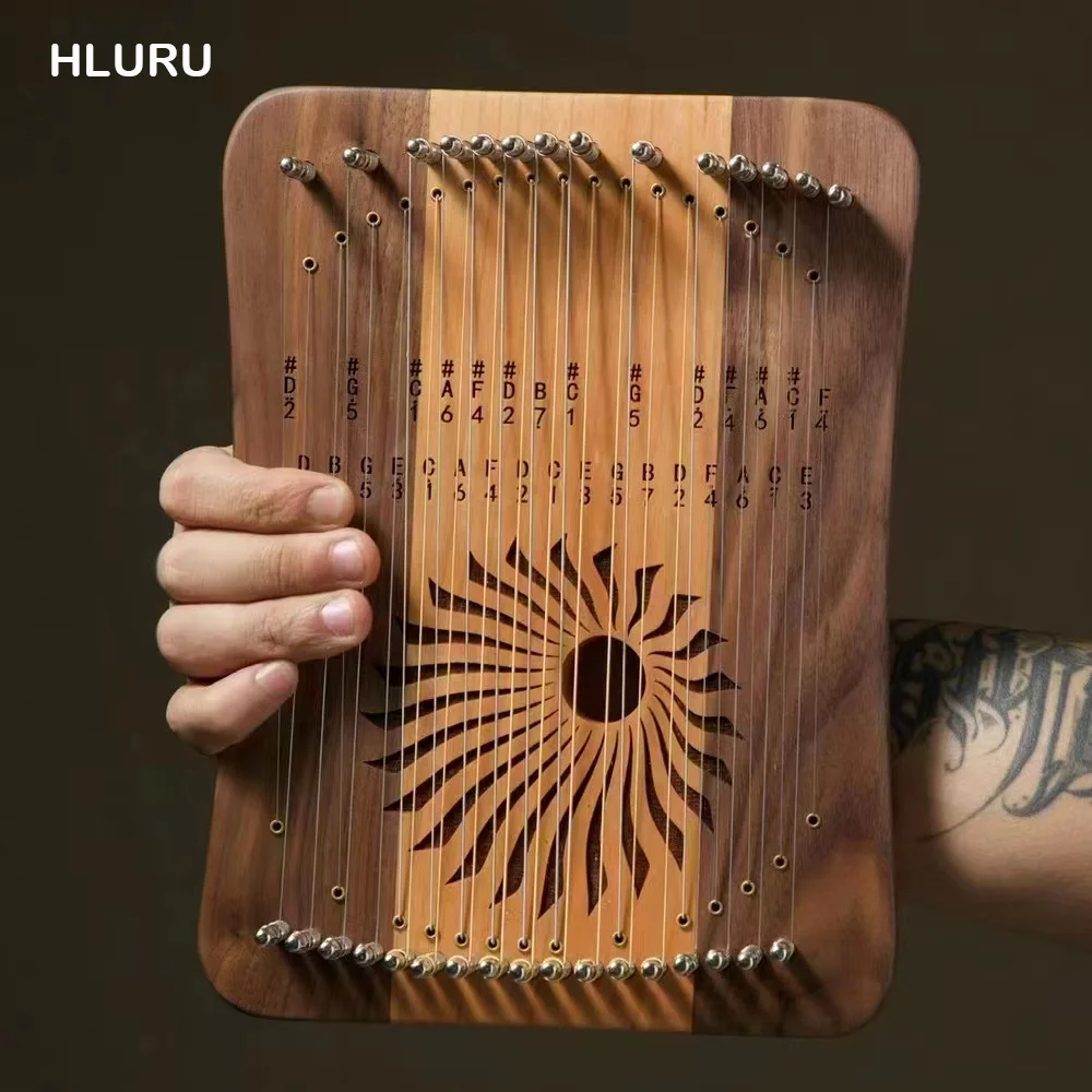 Hluru Lyre 17 31 Strings Fingerplay 31 Strings Harp Lyre Portable Harp 17 Strings Harp Lyre Piano Musical Keyboard Instrument