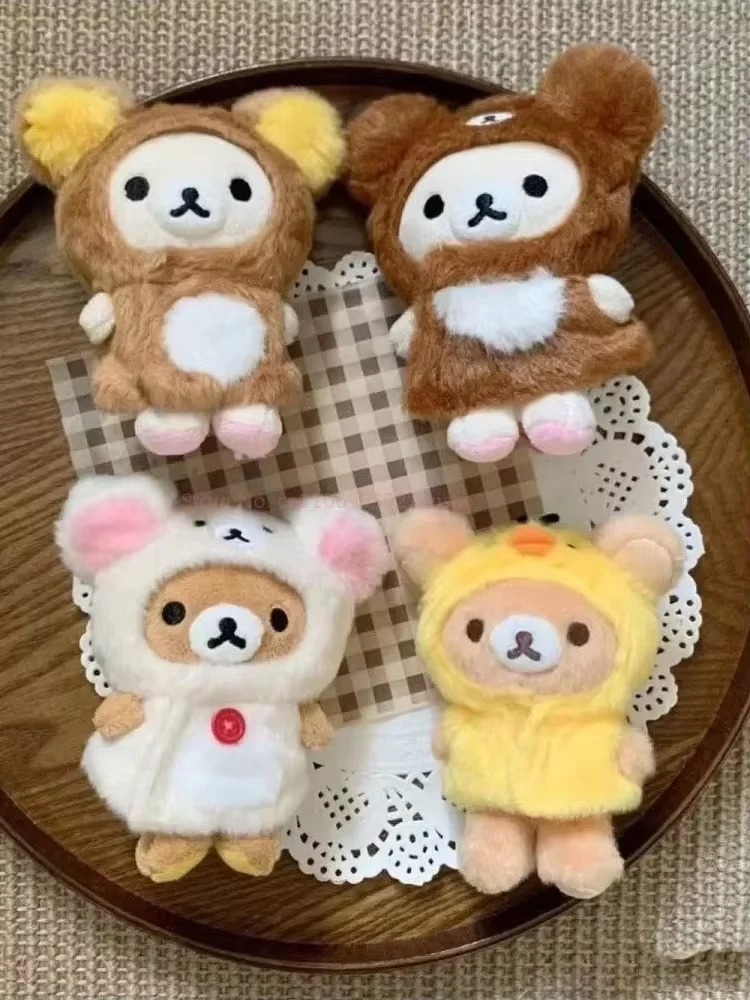 Cape de poupée japonaise Kawaii Rilakkuma de 10cm, accessoire de vêtements de poupée en fourrure mignonne pour poupées Rilakkuma Ss de 10cm, article de jouet populaire