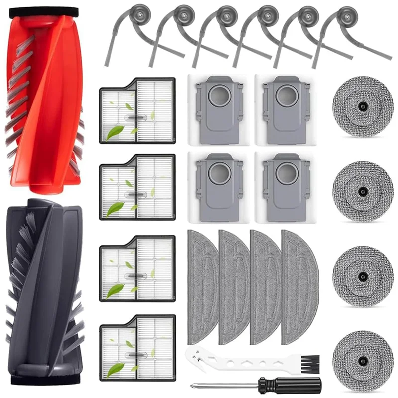 

【A26P】Комплект запасных частей для Roborock Saros 10/G30 – аксессуары для робота-пылесоса