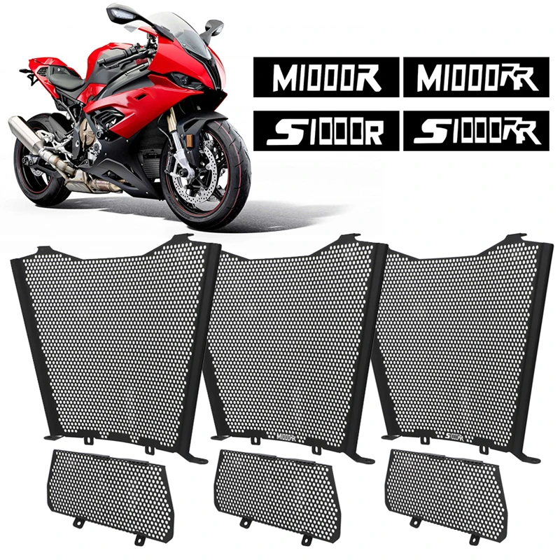 

For BMW S1000RR/Sport/Motorsport 2019 2020-2023 Radiator Grille Guard Cover And Oil Cooler Guard Set M1000R M 1000 RR S1000 R