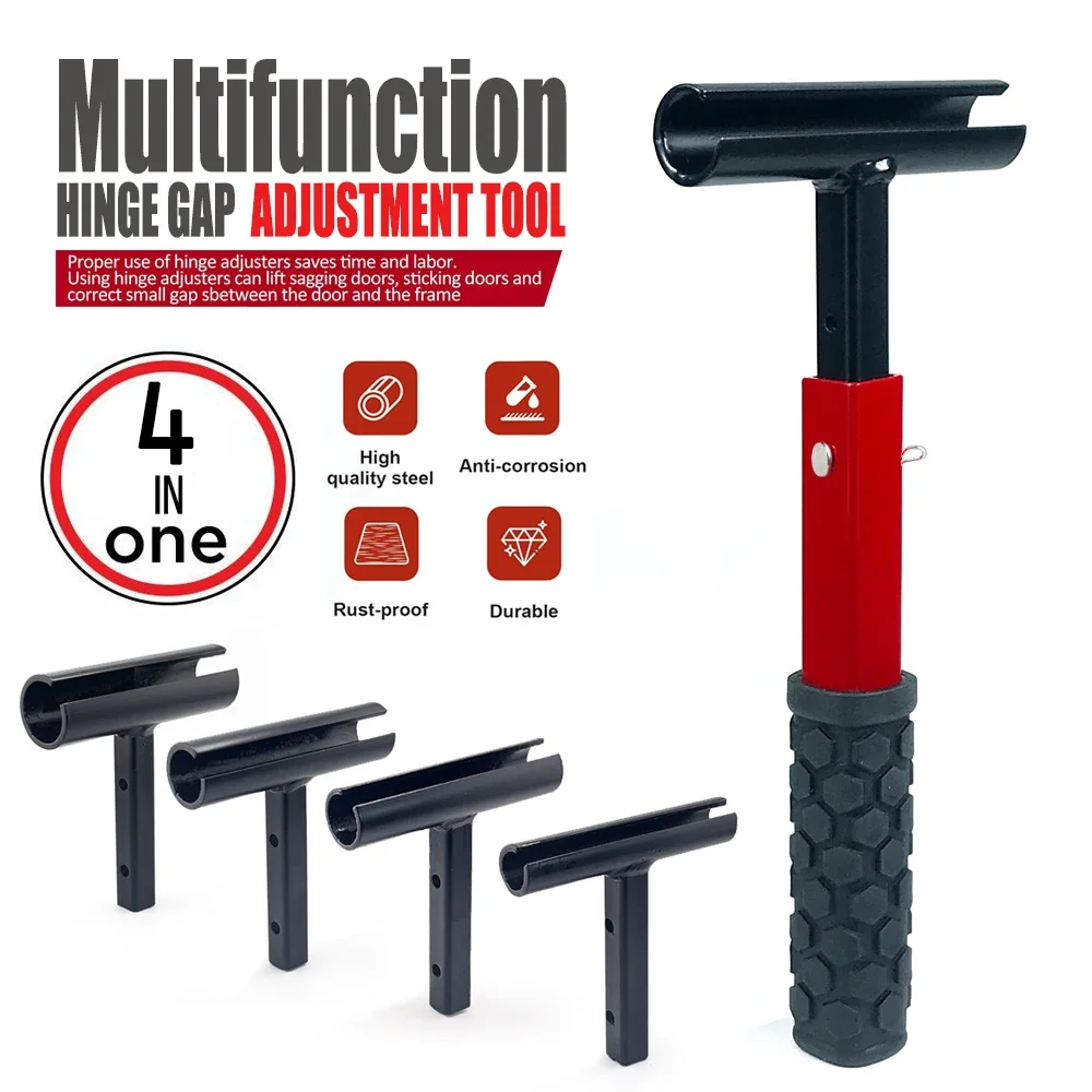 Door Hinge Wrench Kit Door Hinge Adjustment Tool 14/19/23/25mm Precision Tool Set With Replacement Hinge Wrench Heads