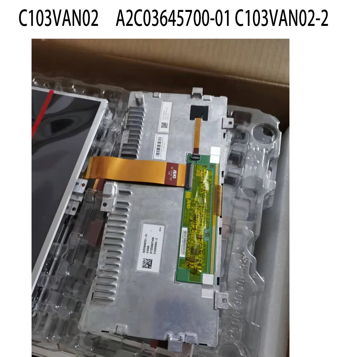 Imagem -03 - Original 10.3 Polegada C103van02 C103van020 97.10c03.000 A2c0364570001 C103van022 para a Navegação do Carro Gps Display Lcd Tela