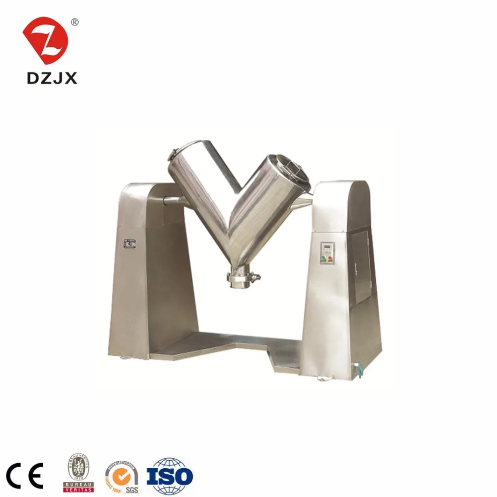 Industrial powder V-shape mixer / Powder V-type mixing machine / Chemical V-hopper mixing equipment