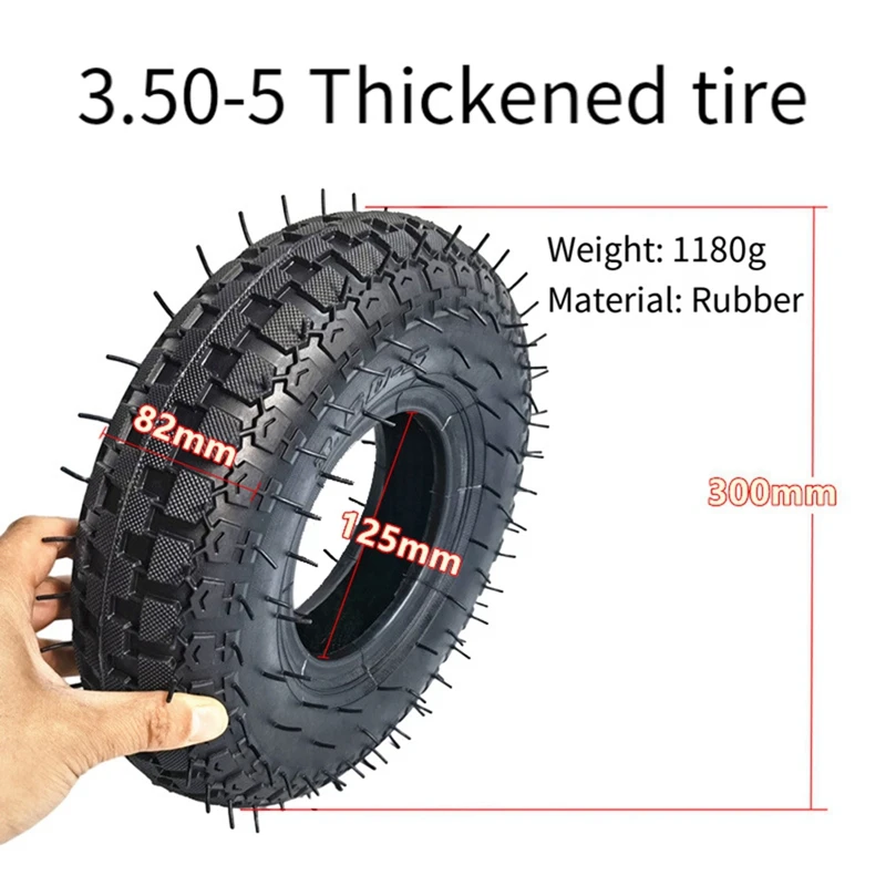 3.50-5 Inner Tube Outer Tyre For Electric Scooter Rubber Explosion Proof Tires Accessories Parts