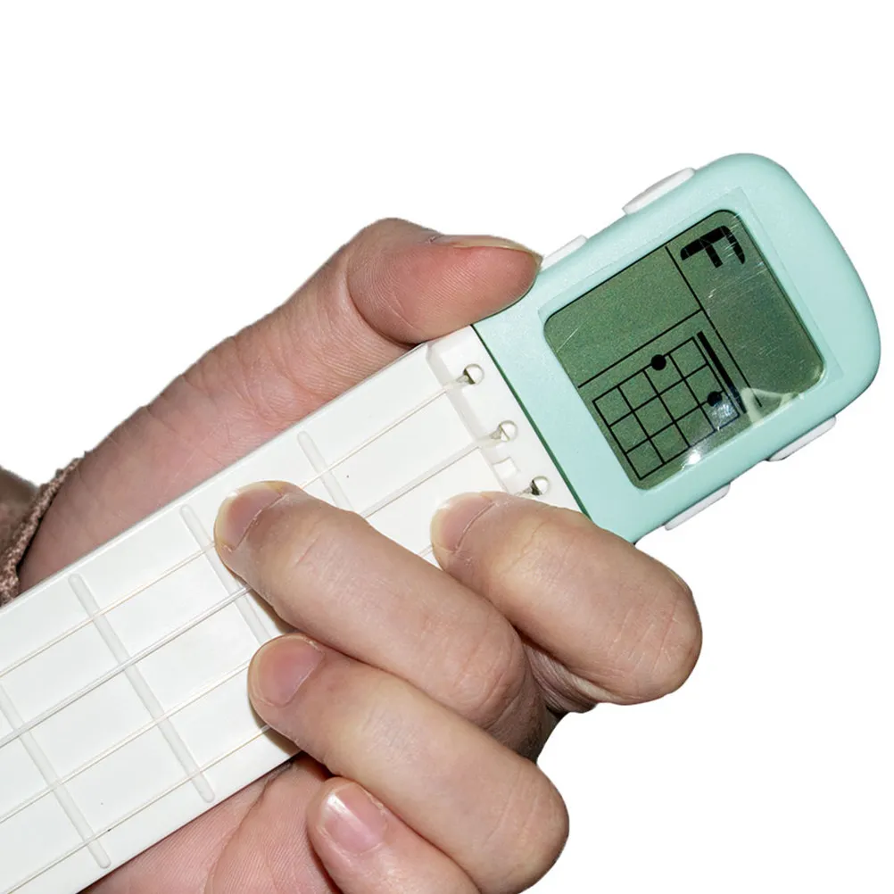 

Портативный тренажер для аккордов укулеле: компактный тренажер чувствительности пальцев, бесшумный инструмент для практики в путешествиях, дома и студии