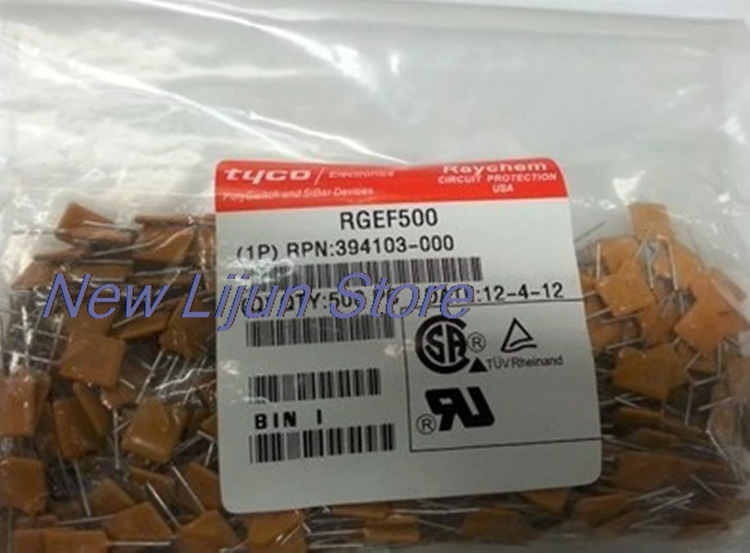 

500pcs PPTC Self recovery fuse RGEF500 16V 5A JK16-500 500piece