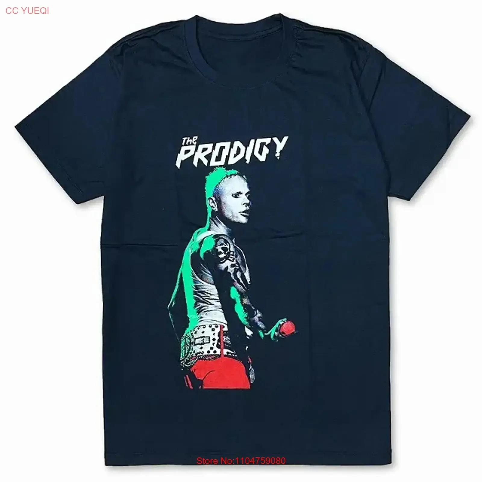 Vtg The Prodigy Band Heavy Black All Size T Shirt For Men TU501 vintage Washed Versatile Stretched Casual homme graphic