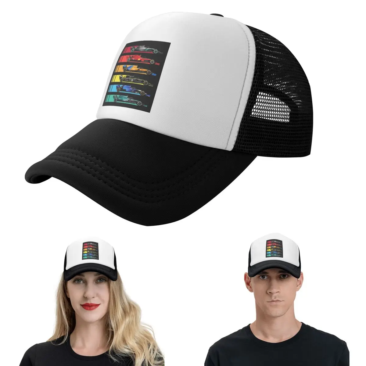 Formula Racing Cars 2023 Cap Fashion Mesh Baseball Caps Adjustable Hat Hip Hop Summer Unisex Baseball Hats