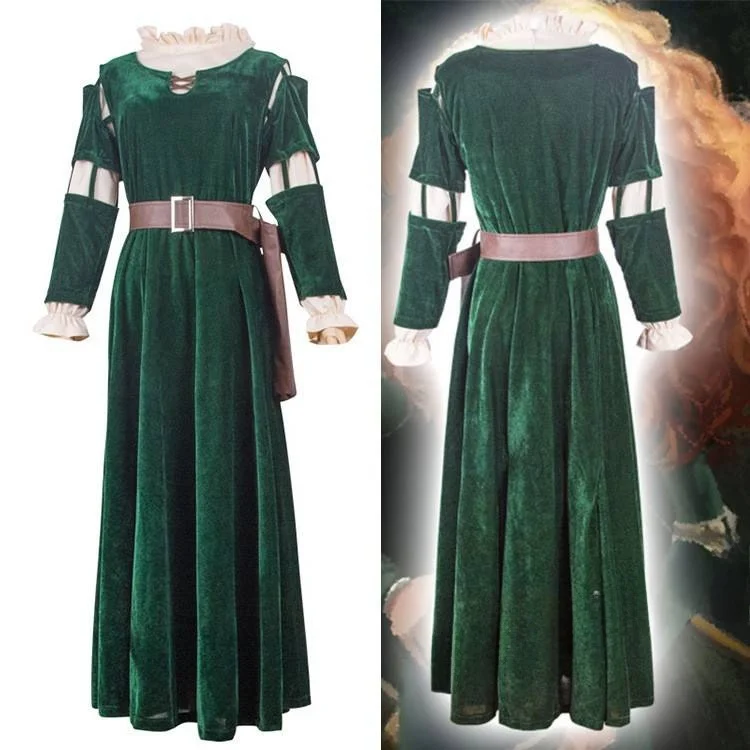 أزياء Brave Legend التأثيرية Princ Melinda Role-plang loween ملابس نسائية أزياء المسرح العرقي بدون علامة تجارية...