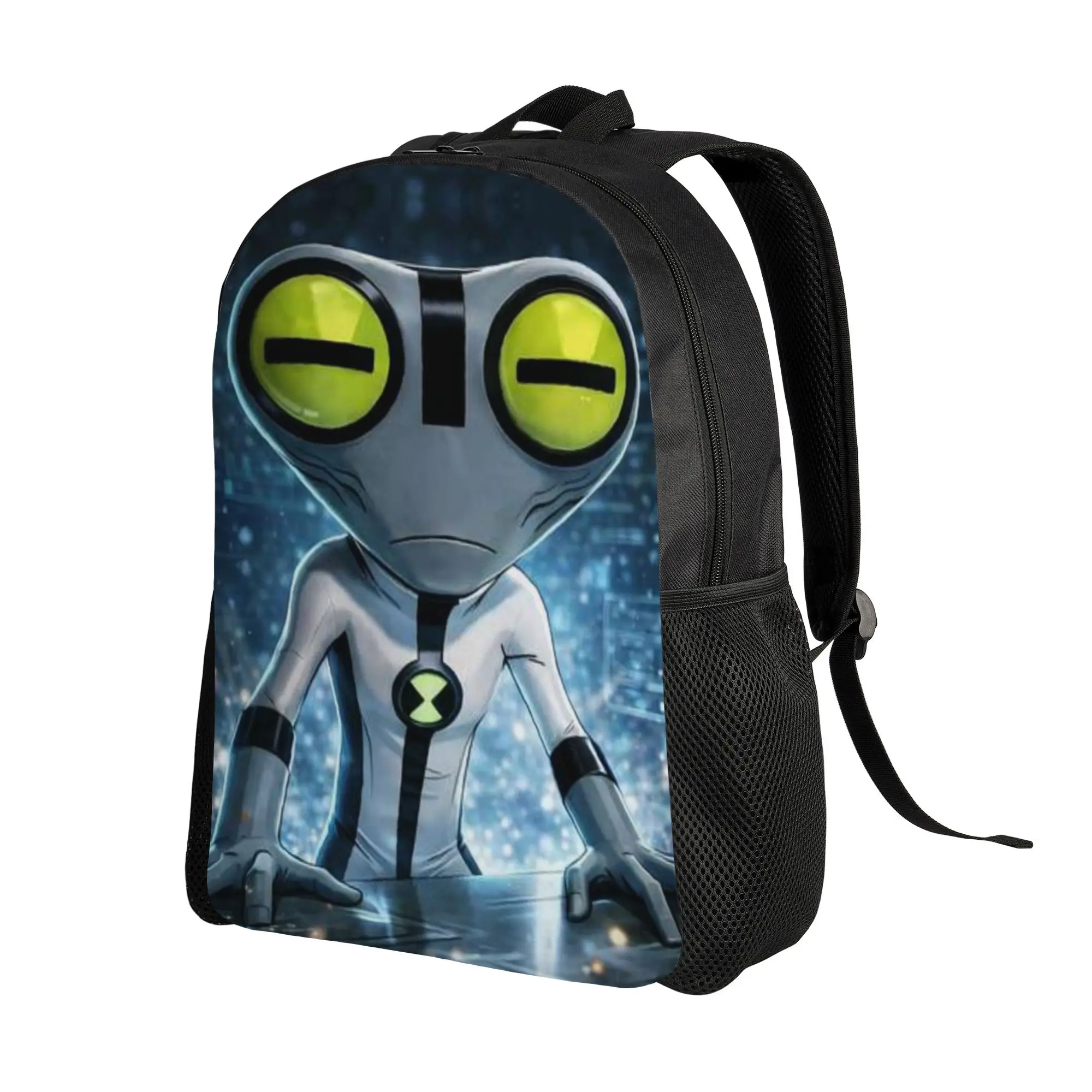 Back to school season Grey Matter Ben 10 Tech Art Bookbag Ben 10  Students Lightweight Backpack