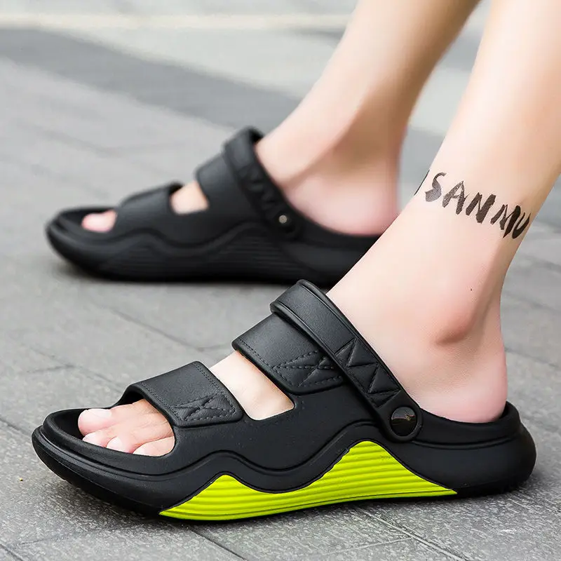 

Soft Outdoor Shoes Sale Beach Platform Summer Slippers for Men Clappers 2025 Designer Luxury Elegant Eva Low Price Sandals Man