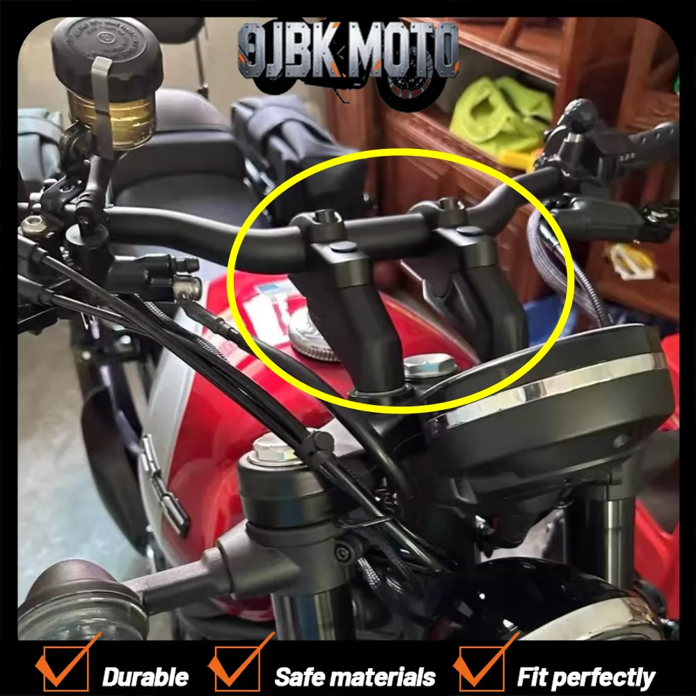 

【Perfect fit】For CFMOTO 450CLC handlebar heightened 30cm and moved back 25cm, special for motorcycle modification