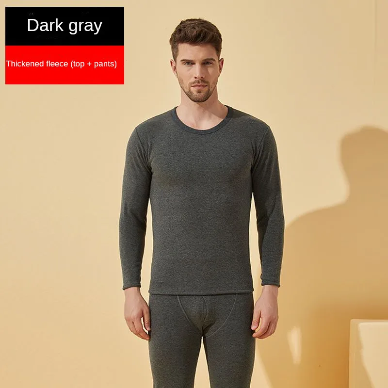 Men's Thermal Underwear Long Johns Winter Thick Thermo Underwear Sets Winter Clothes Men Keep Warm Thick Thermal Cold-proof 3XL