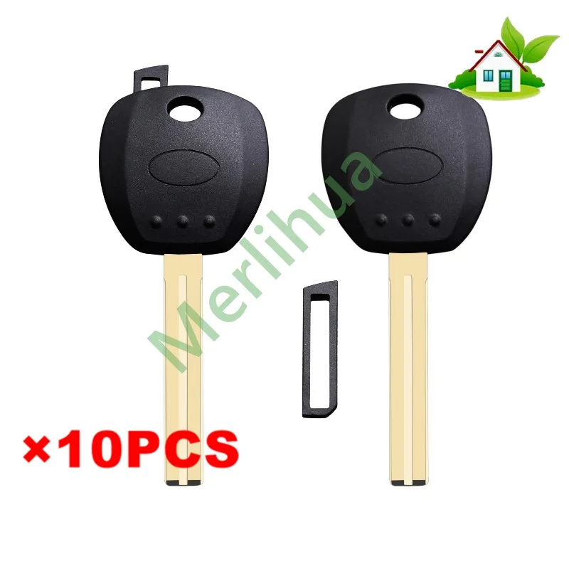 FOR Hyundai Verna I30 IX35 Secondary Key Shell, Inner Milling Groove Replacement Housing Compatible With Transponder Chip