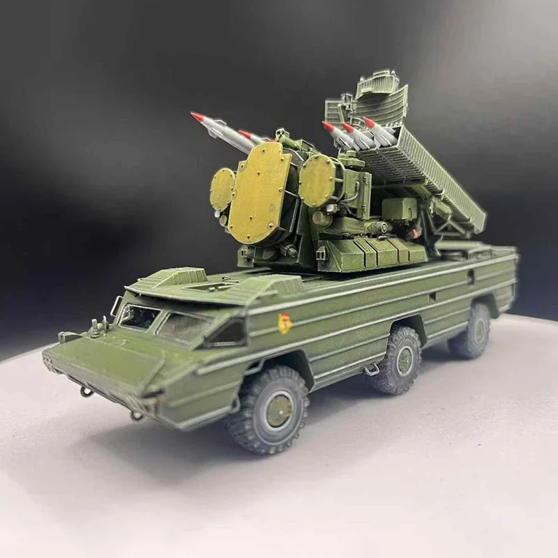 AM 1:72 Scale Resin Russian Sam-8 Gecko Air Defense Missile System Model Adult Toys Cars Classics Gifts Souvenir Static Display