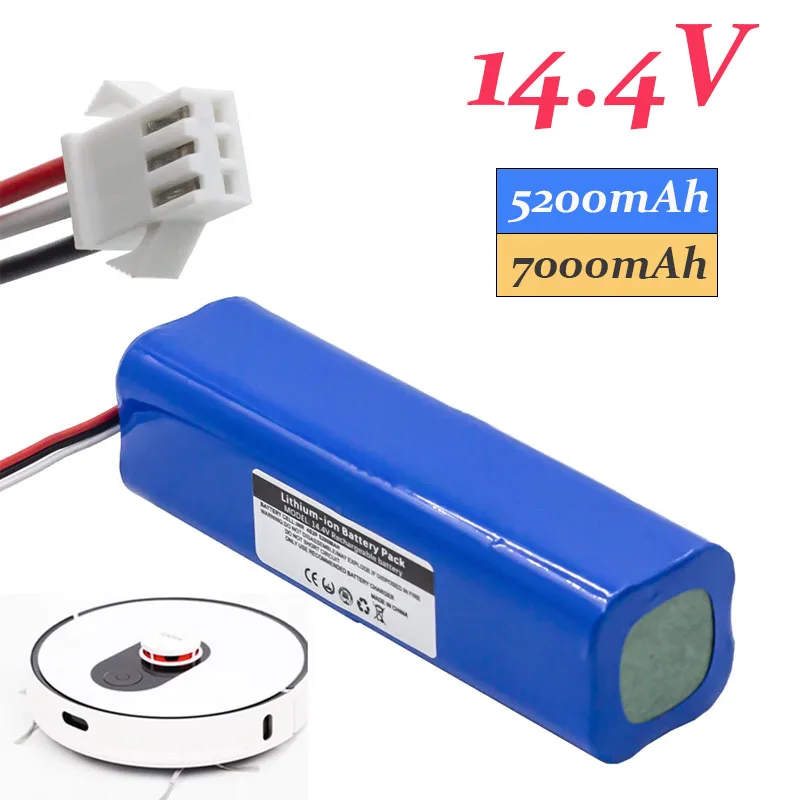 14.4V Battery For Lenovo T1 Pro T1S Pro LR1 Arnagar S8 Pro Proscenic Pusanick M7MAX M8Pro XiaoMi Roidmi Eve Plus Vacuum Cleaner