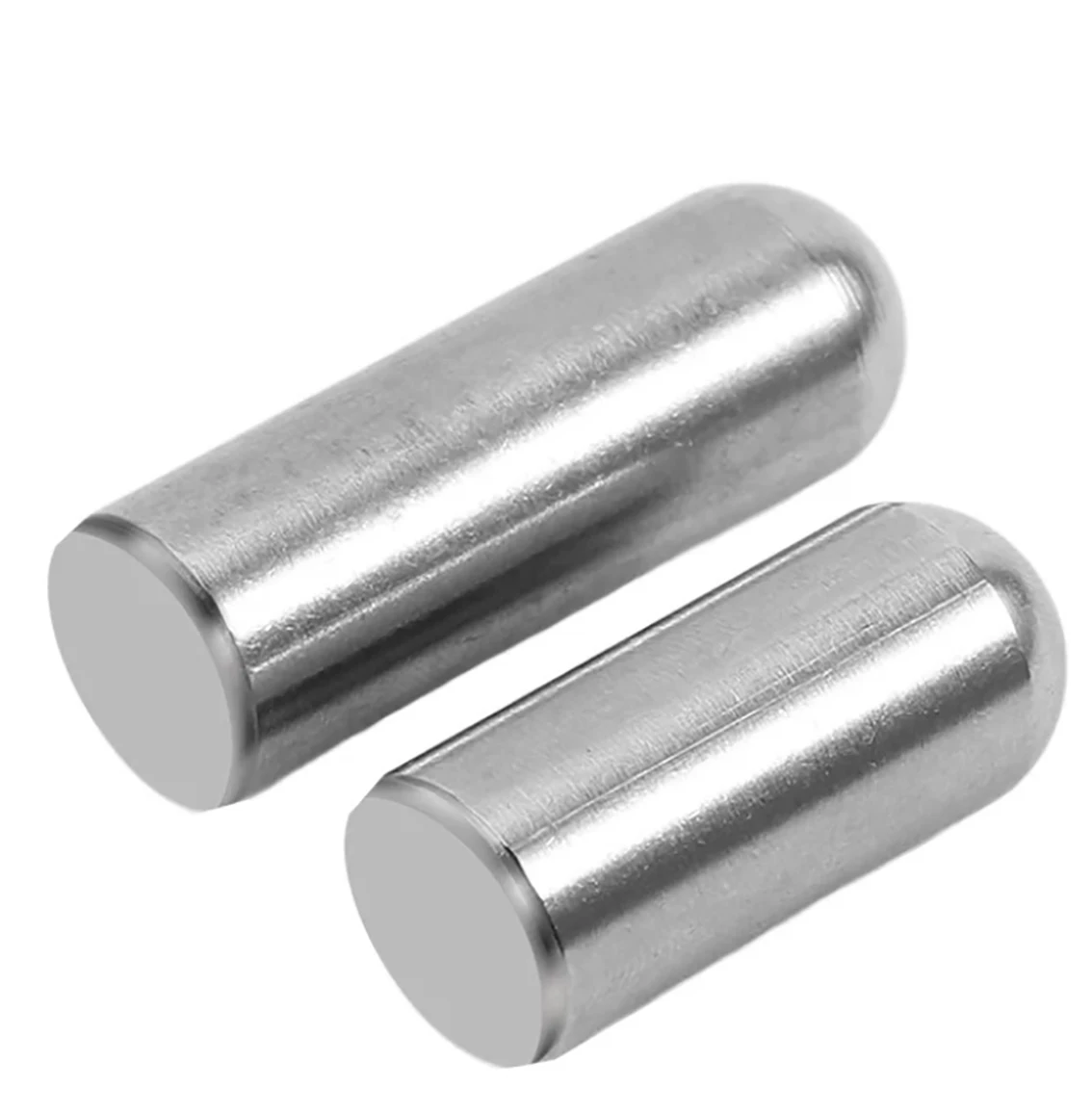 20-500pcs Solid 304 Stainless Steel Round Head Cylindrical Pin Diameter 0.6 0.8 0.9 1 1.2 1.5 1.6mmLocating Dowel Length 4-20mm