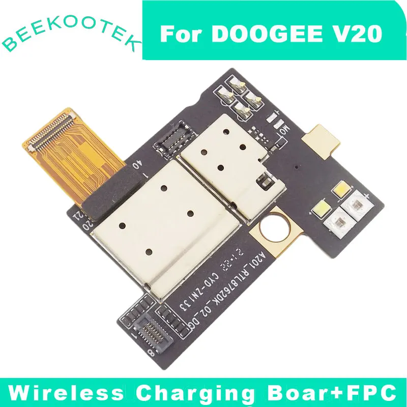 

Новая оригинальная плата беспроводной зарядки Doogee V20 с платой беспроводной зарядки FPC аксессуары для смартфона Doogee v20