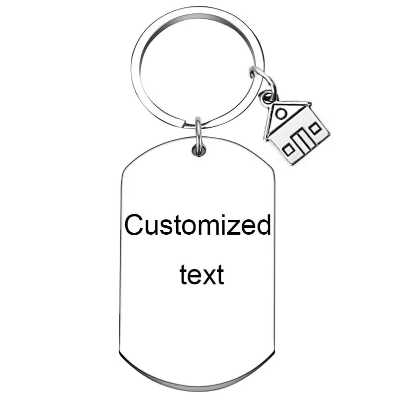 

Personalized Custom Keychain New Home New Adventures Key chain House key rings Housewarming Gifts