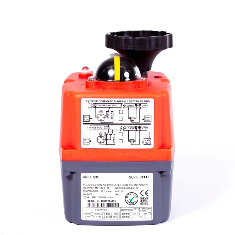 

100% Original Brand New J+J J4C-S35 On/Off Electric Actuator for Control and Regulation of Valves 24-240VAC/DC
