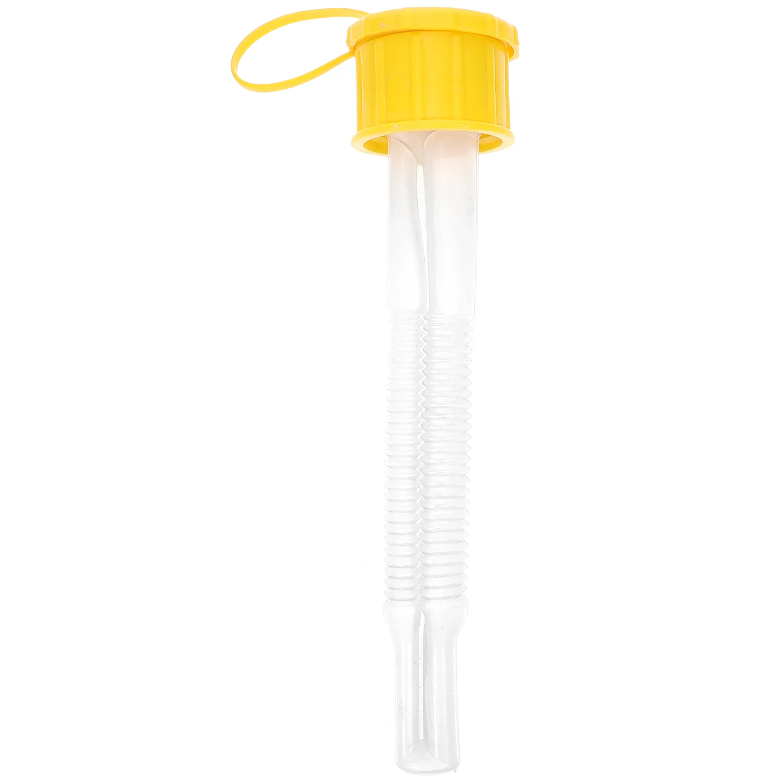 

Universal Gas Can Spout Oil Pipe Gasoline Replacement Easy Pour Yellow Plastic