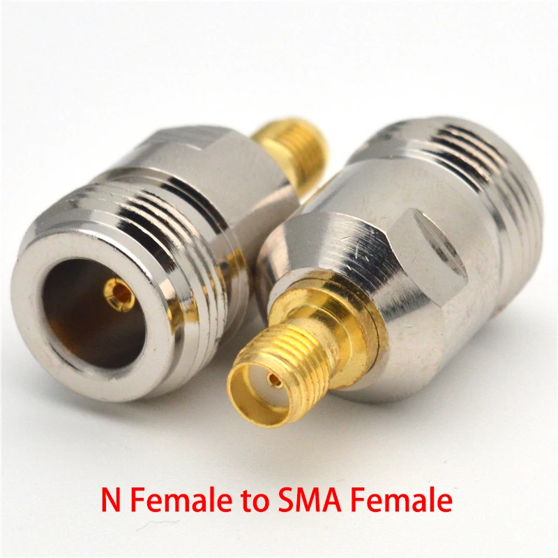 SMA To N Adapter N Male Female To SMA Female Male Jack Plug Straight RF Connector Test Converter Brass Copper